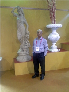 Carving Crafts, Sculptures Made from Dhrangadhra Travertine