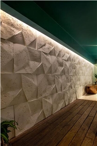 Dhrangadhra Travertine Wall Cladding