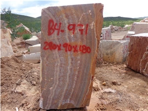 Rojo Vulkano Onyx, Red Onyx Blocks