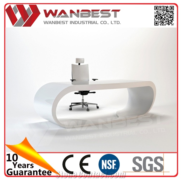 Office Desk with Factory Price Marble Stone Office Furniture Desk