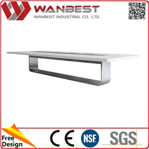 Oval-Shape Wire Manager for Conference Table
