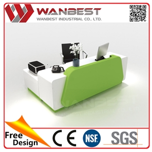Solid Surface Direct Factory Price Top Grade Portable Receptions Desk