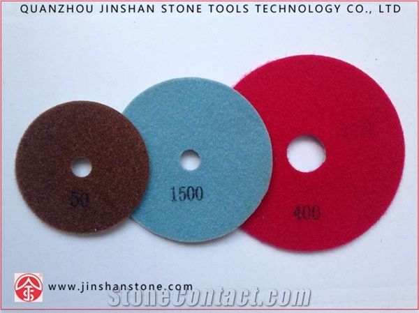 Jinshan Multipurpose White Polishing Pads