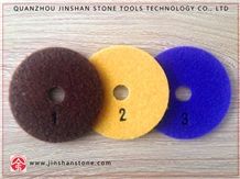 Three Steps Diamond Resin Flexible Polishing Pads