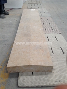 Jura Beige Limestone Wall Coping, Pillar Caps and Capitals