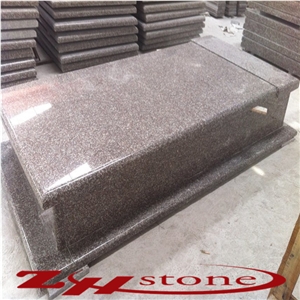 Luna Pearl Granite,Luoyuan Bainbrook Brown Granite G664 Tombstone&Monument Western Style Designs, Poland Engraved Tombstone Prices
