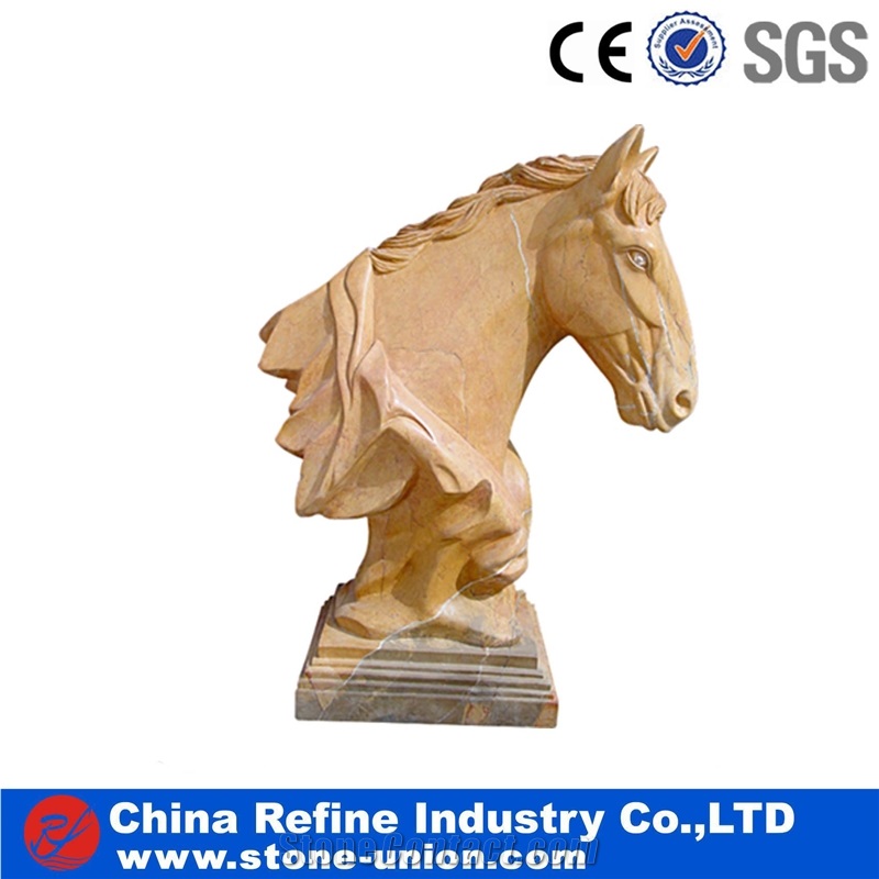 High Quality Sculpture, Beige Marble Sculpture,Garden Animal Sculptures,Handcarved Animal Sculptures