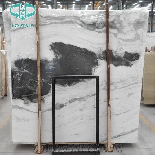 China White Marble, Panda White Marble Slab, Sicuan White, Flooring Tile, Wall Decoration, Book Matched Slabs and Tiles, Polished Marble Slab, White Marble Slab for Project and Bath Room, Vanity Top