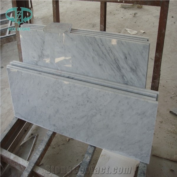 White Carrara /Ariston White/Snow White/Bianco Carrara White Marble Tiles & Slabs, Italy White Marble, Floors & Wall Clading Decoration, Polished Tiles&Slabs