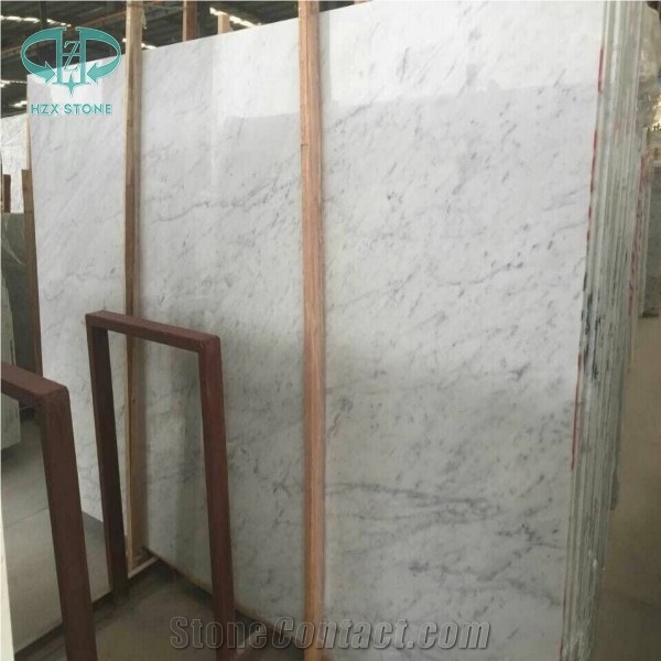 White Carrara /Ariston White/Snow White/Bianco Carrara White Marble Tiles & Slabs, Italy White Marble, Floors & Wall Clading Decoration, Polished Tiles&Slabs