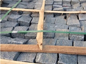 G603 Light Grey Granite Cobble Stone for Courtyard Road Pavers /Bianco Sardo Cube Stone