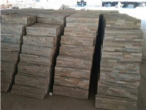 Garden Lanscape Tile, Natural Slate Tack Tile on Mesh for Garden, Cultured Stone