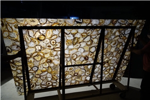 Luxury Gemstone Tiles Green Semiprecious Stone Tiles for Homes
