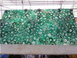 Luxury Stone Green Gemstone Slab for Homes /Verde Semiprecious Stone Slabs Luxury Stone Green Gemstone Slab for Homes /Verde Semiprecious Stone Slabs