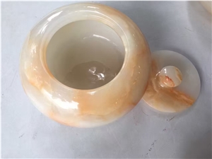 Polished White Onyx Ashtray,Handcrafts Ashtray