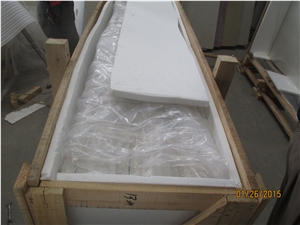 China Quartz Kithchen Countertop/ Island Top with White Color