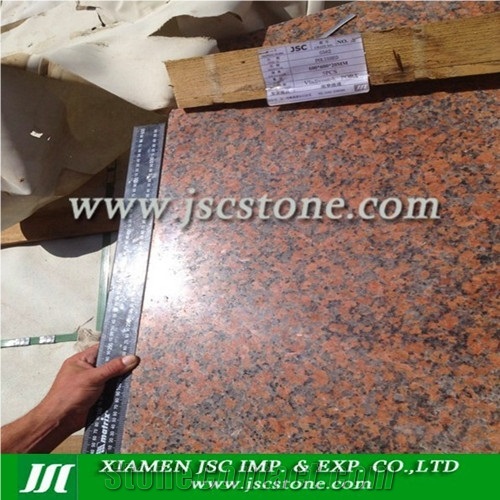 China Red Balmoral Tile G562, G562 Red Granite