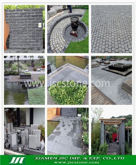 G654 Granite Cube Stone,Mesh Cobble Stone