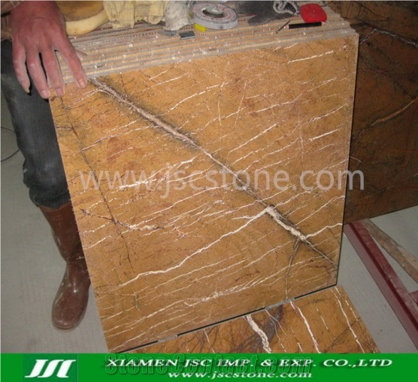Rain Forest Brown Marble Tiles & Slabs, India Brown Marble