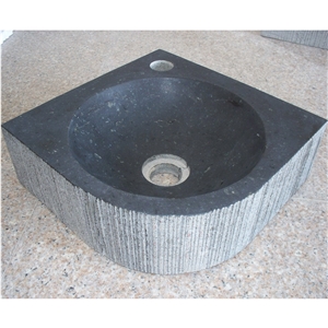 Shanxi Black Granite Wash Bowls with Honed Finish