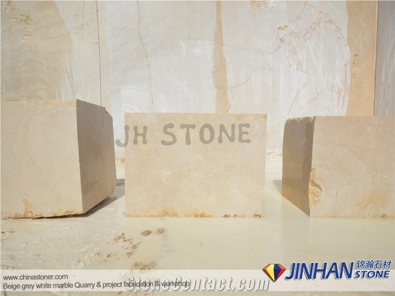 Chanel Cloud Marble Blocks, Turkey Marble Blocks, Beige Marble Blocks