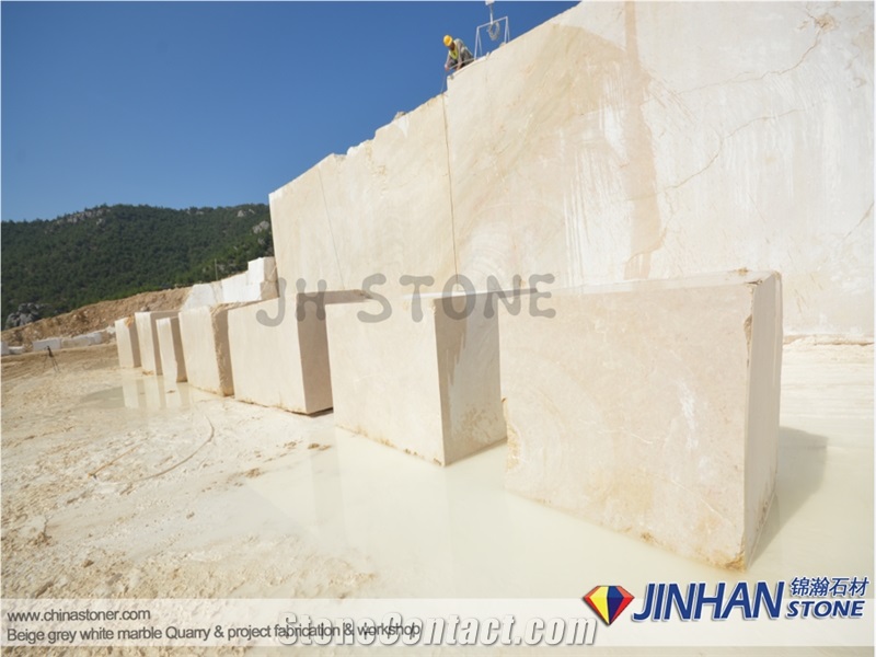 Chanel Cloud Marble Blocks, Turkey Marble Blocks, Beige Marble Blocks