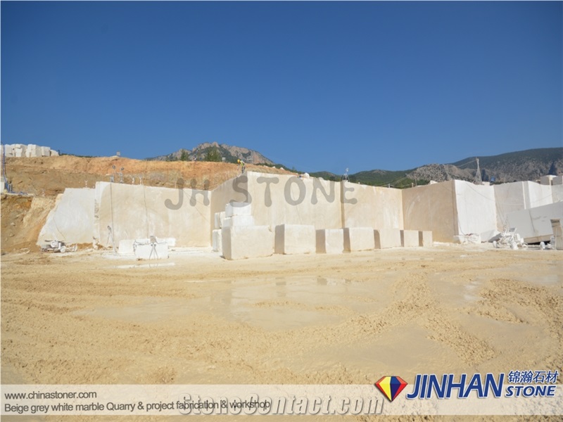Chanel Cloud Marble Blocks, Turkey Marble Blocks, Beige Marble Blocks