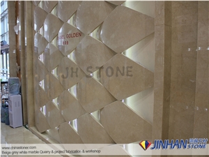 Chanel Golden Marble Make Basketweave Mosaic, Wall Mosaic Chanel Golden Marble Make Basketweave Mosaic, Wall Mosaic