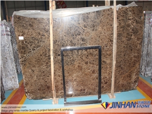Polished Spain Dark Emperador Marble Tiles & Slab