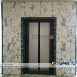 Statuarietto Bianco Marble Staircase, Statuarietto White Marble Stairs, Bianco Statuario Marble Steps