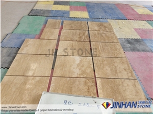 Yellow Brown Travertine Tile, Afyon Gold Travertine, Yellow Travertine Dark, Travertine Tile