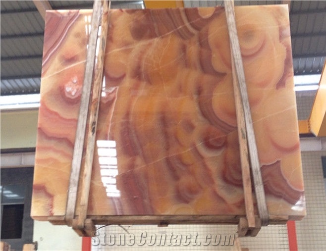 Rainbow Onyx Slab Polished High Quality Onyx Available