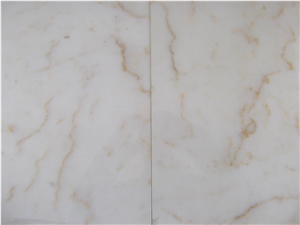 Afyon Sugar Marble Tiles & Slabs, White Marble with Gold Veins Turkey