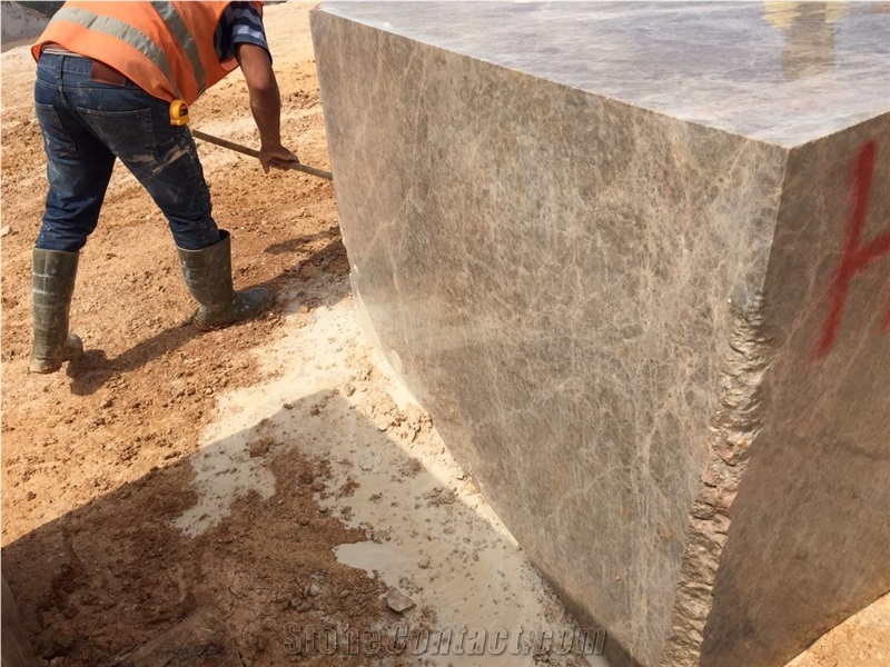 Emperador Light Marble Blocks, Turkey Brown Marble