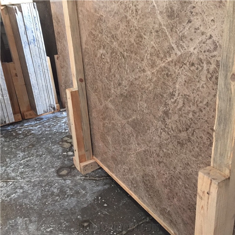 Emperador Light Marble Blocks, Turkey Brown Marble