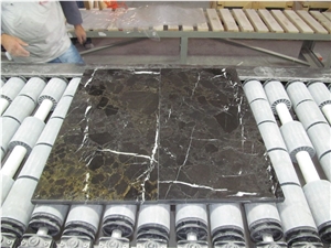 Portoro Antalya Marble Slabs & Tiles, Turkey Black Marble