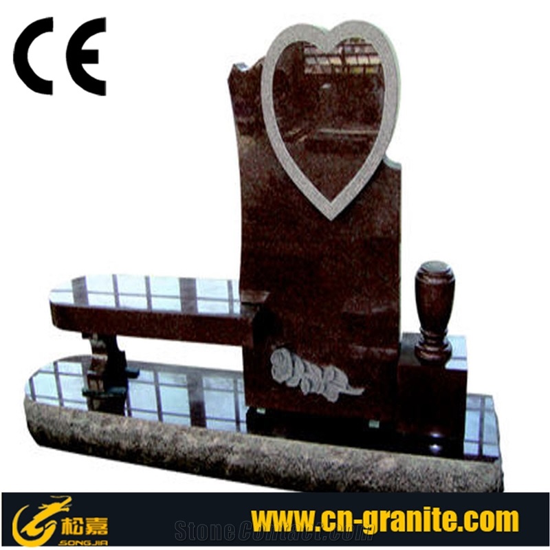 China Black Granite Tree Carving Headstones,Cemetery Engraved Tombstones, Memorial Stone Gravestone,Custom Tombstone Monument Design, Western Style Single Monuments