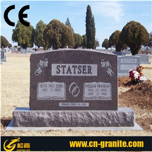 Chinese Pink Granite Made Tombstone,Polish Original Memory Cards Kingstone, Funeral Accessories Granite Gravestone, Red Granite Engraved Headstones, Prices Tombstone,