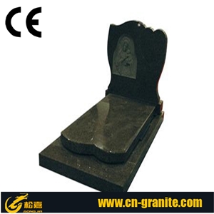 European Style Headstone Brown Granite for Cemetery, Carving Tombstone Monument Design, Natural Stone, Brown Granite Monument,Brown Tombstone,Western Headstone,France Monument Style Design