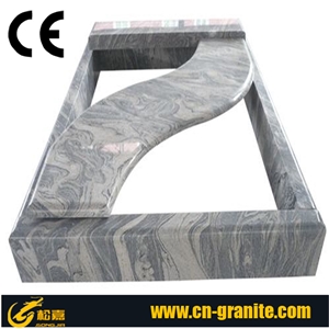 Grey Granite Upright Design Tombstone,Polished Grey Monuments, Cheap Price,Russia Tombstone,Single Headstone Monuments High Quality