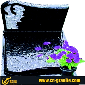Western Style Tombstone European Style Stone Carving Tombstone Granite Stone Tombstone and Monument