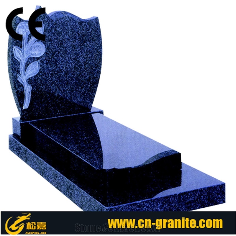 Western Style Tombstone European Style Stone Carving Tombstone Granite Stone Tombstone and Monument