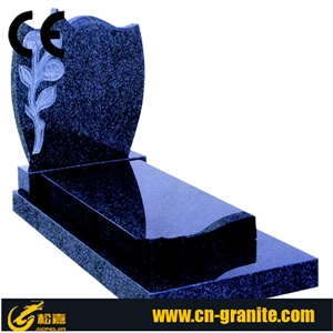 Western Style Tombstone European Style Stone Carving Tombstone Granite Stone Tombstone and Monument