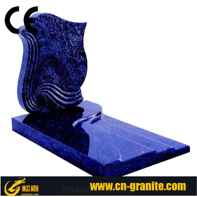 Western Style Tombstone European Style Stone Carving Tombstone Granite Stone Tombstone and Monument
