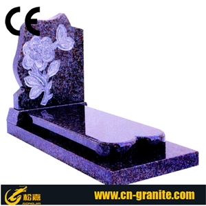 Western Style Tombstone European Style Stone Carving Tombstone Granite Stone Tombstone and Monument