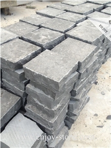Black Basalt Natural Split Finish Pave Stone for Garden Landscaping/Walkways/Driveway/Chinese Zhangpu Black Basalt