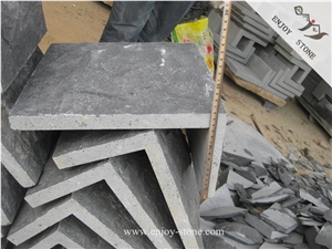 China Black Basalt Stone Corner Quoins/Corner Tile/Zhangpu Black Grey Basalt Quoins