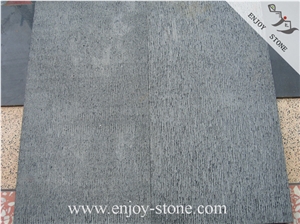 Chiseled Split Finished Zhangpu Black Basalt Cut to Size Tiles / Wall Cladding / Pavers 