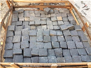 Granite G654 Granite/Padang Dark/China Dark Grey Cobble Stone Pavement for Walkway/Driveway