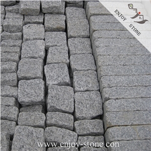 Natural Split & Tumbled G603 Grey Outdoor Driveways/Walkway Paving Stone, Padang White Outdoor Driveways Cobblestone/Sesame White Granite Parking Side Stone
